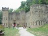 View from the HUGE parking lot towards the main entrance to the Castle...